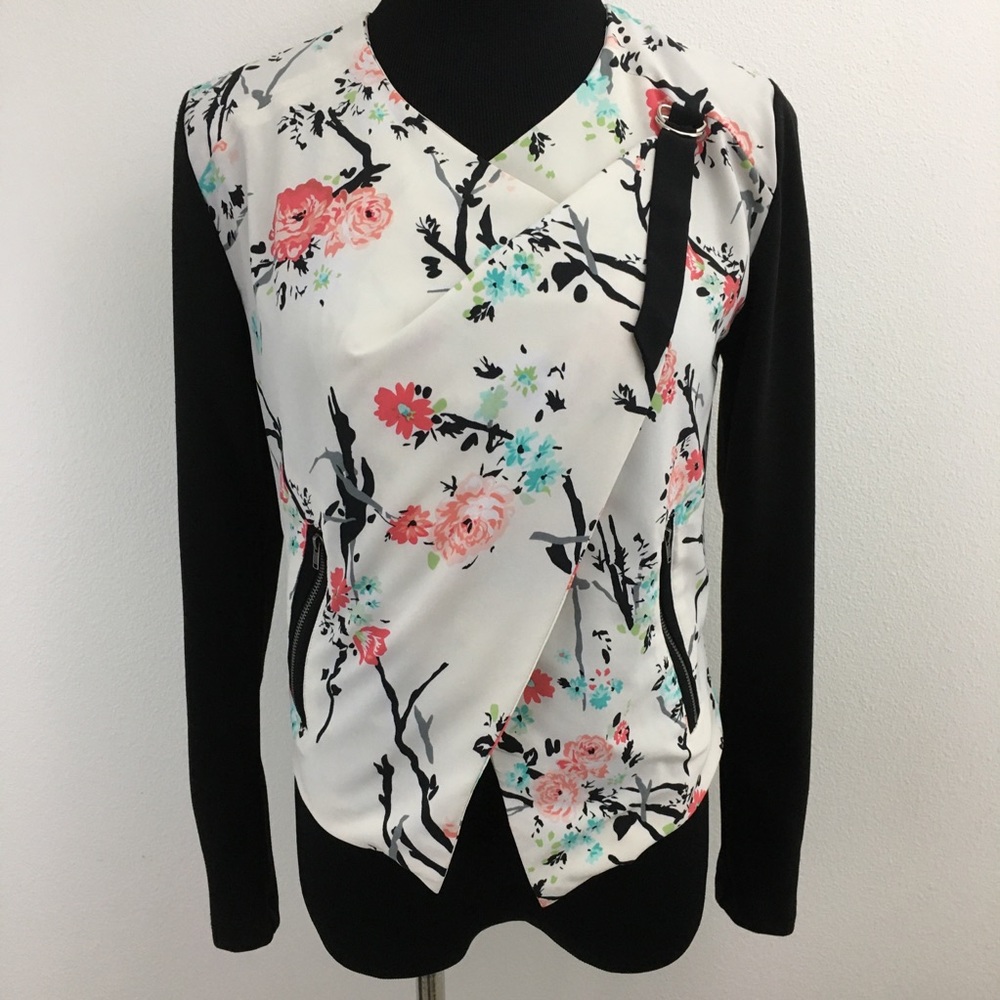 Mystery Box Item   Floral Moto Jacket - Picture 4 of 10